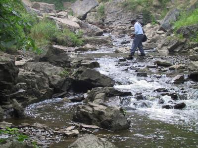 Crossing Spencer Creek