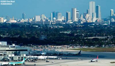 2003 - Miami International Airport - View of South terminal ramp aviation stock photo #3090