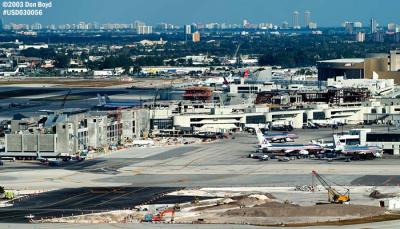 2003 - Miami International Airport - View of American Airlines New Terminal Project aviation stock photo #3092