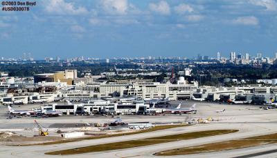 2003 - Miami International Airport's main terminal airport stock photo #3088