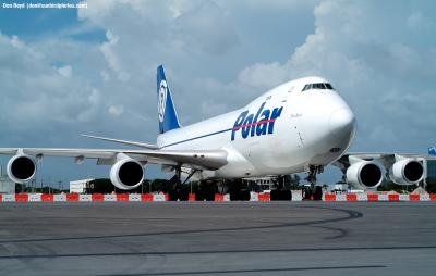 Polar Air Cargo B747-46NF/SCD N452PA Polar Spirit aviation stock photo