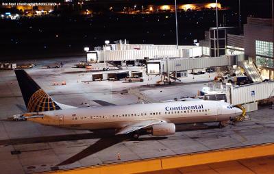 Continental Airlines B737-824 N76254 aviation stock photo