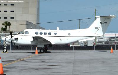 U. S. Government King-Air 51-263 aviation stock photo