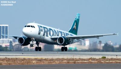 Frontier Airlines A319-111 N905FR aviation stock photo
