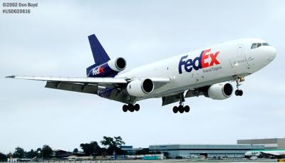FedEx DC10-10(F) N395FE (ex-United Airlines N1830U) aviation stock photo