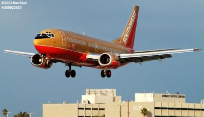Southwest Airlines B737-3H4 N356SW aviation stock photo
