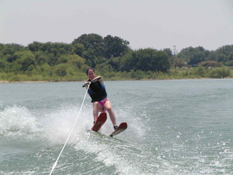 Carolyn Gets Across the Wake.JPG