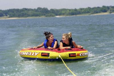 Diana and Anna on the Tube.JPG