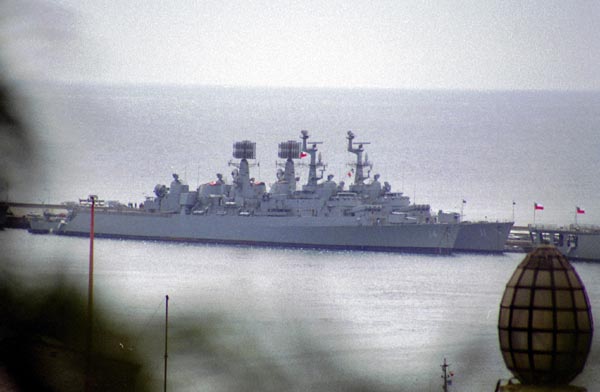 Chilean navy at Valparaiso