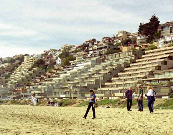 On the beach at Vina del Mar