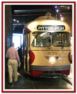 Inside the front door there's a trolley...they haven't run in 10 years!