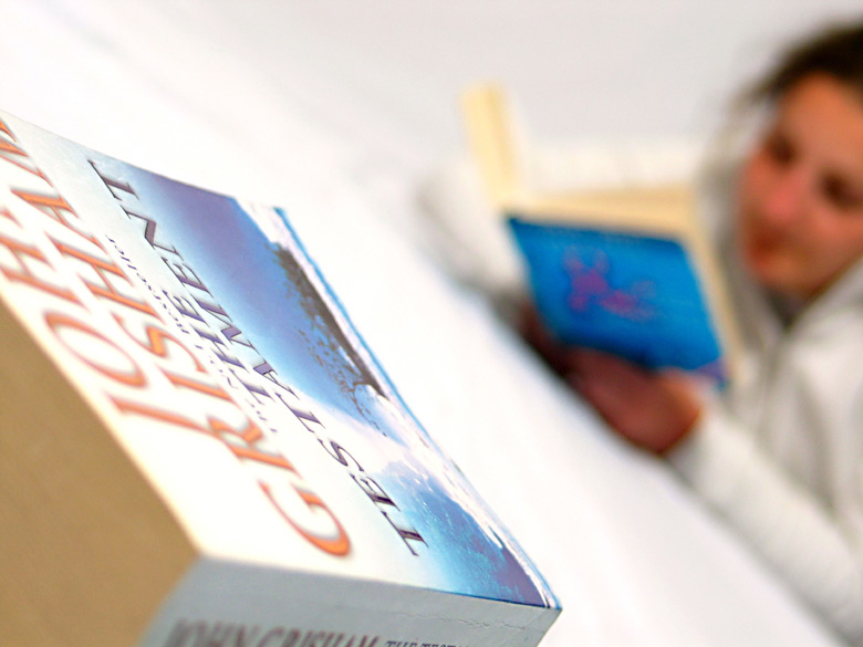 Enjoying a good book