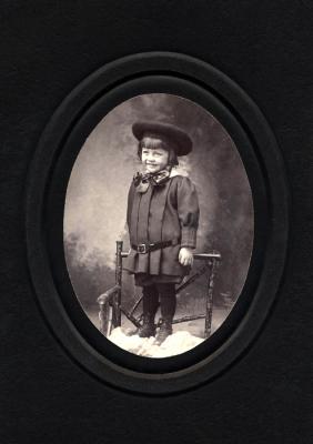 Hubert Adams as a child, 1905 (540)