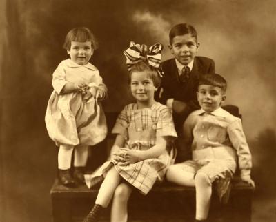 Frank, Jean, Parker and James Wickwire, 1920 (453)