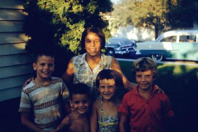 Mary, Mike, Dan, JoAnn and Mary Claire, 1960 (651)