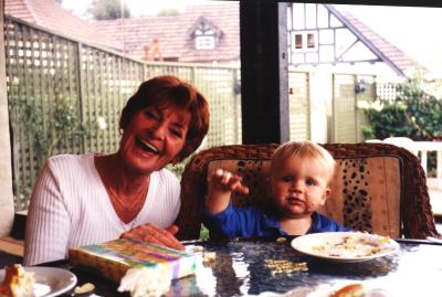 Maz at Zac's First Birthday