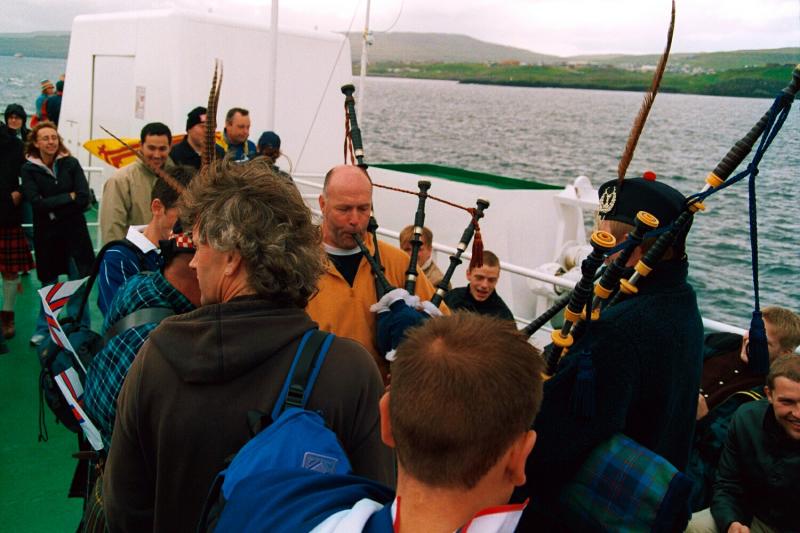 Ferry Band maned with Highlanders
