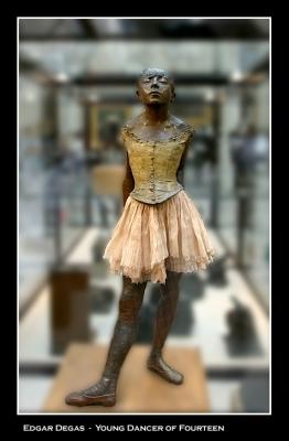 Edgar Degas  -  Young dancer of fourteen