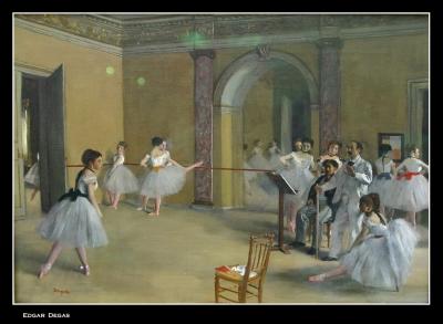 Edgar Degas  -  Le foyer de la danse  l'Opra