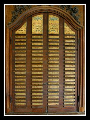 Daily tasks for the monks