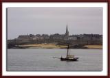 Saint-Malo, in the distance...