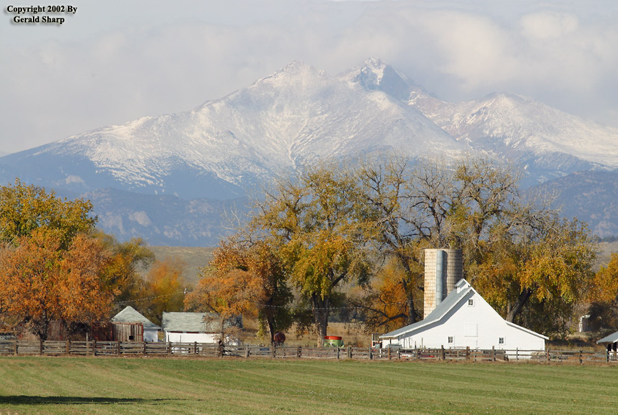 Farm And Mountain