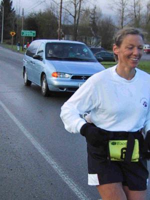 Cheri Gillis (3rd woman, ran Yakima Canyon Marathon last week)