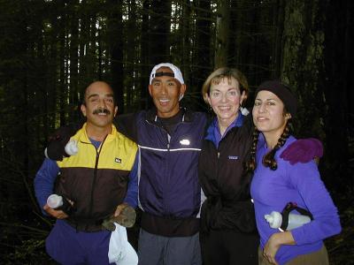 Seven Summits run with Ron -- Tiger Mt., WA -- 11.10.2002