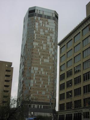 Totaled skyscraper 2 years after Ft. Worth Tornado