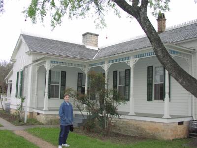 LBJ's boyhood home in Johnson City, TX