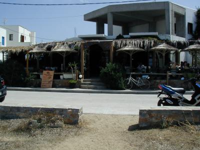 Beach side Taverna at Plaka beach