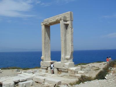 Me holding up the Temple of Apollo