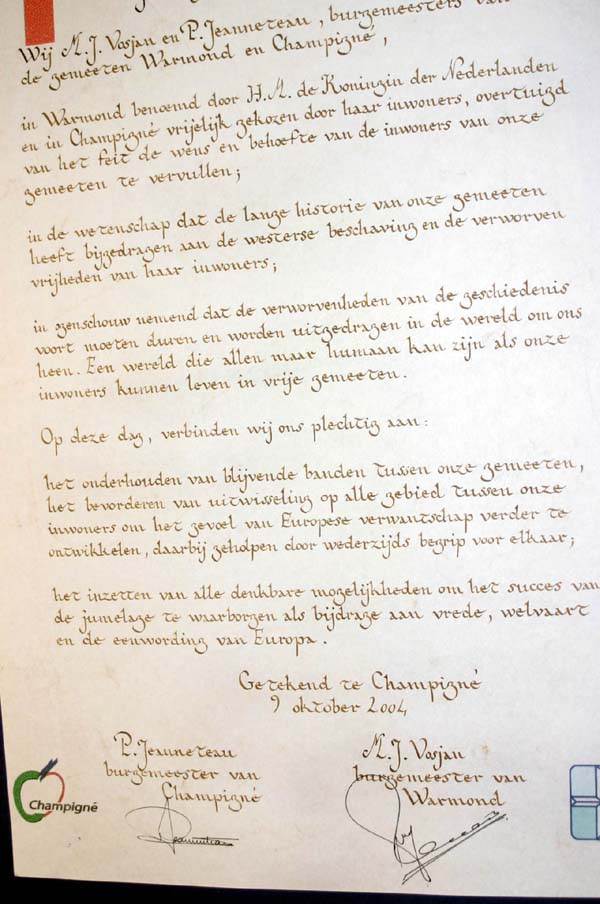 Het contract in het Nederlands