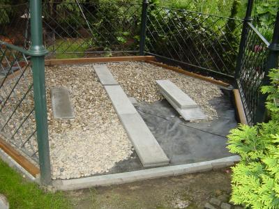 Boden-Aufbau -Betonkanten verhindern Durchfedern-