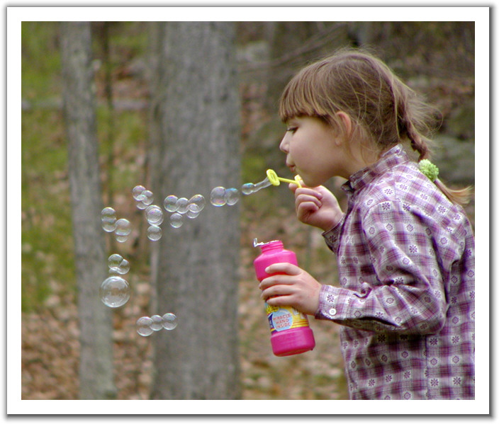 Blowing bubbles