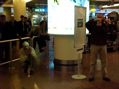 tanx for the warm welcome in brussels airport...