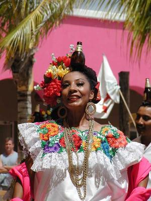Dancer at Costa Maya