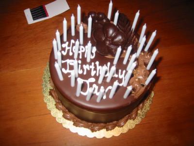 Javier's birthday cake