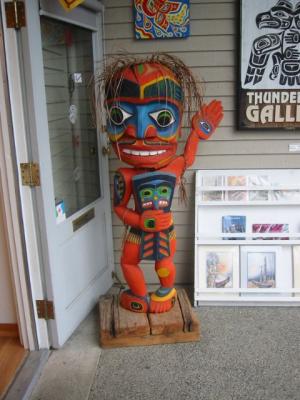 Art gallery greeter