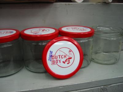 Pickled herring jars