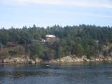 Passing Galiano Island