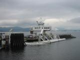 The Vesuvius Bay ferry arriving from Crofton