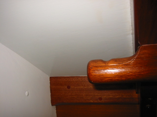 Close up of the notch