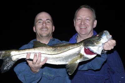 bob and mike with 32 inch snook 02-19-03