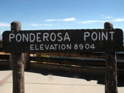 Bryce Canyon National Park Ponderosa Point sign  9-15-02..1.JPG