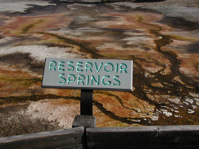 Mammoth Hot Springs,Reservoir Springs  9-11-02.JPG