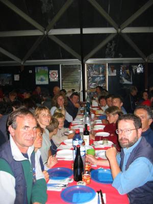 Il Club Gente d'acqua alla cena del 25 del Raduno - c