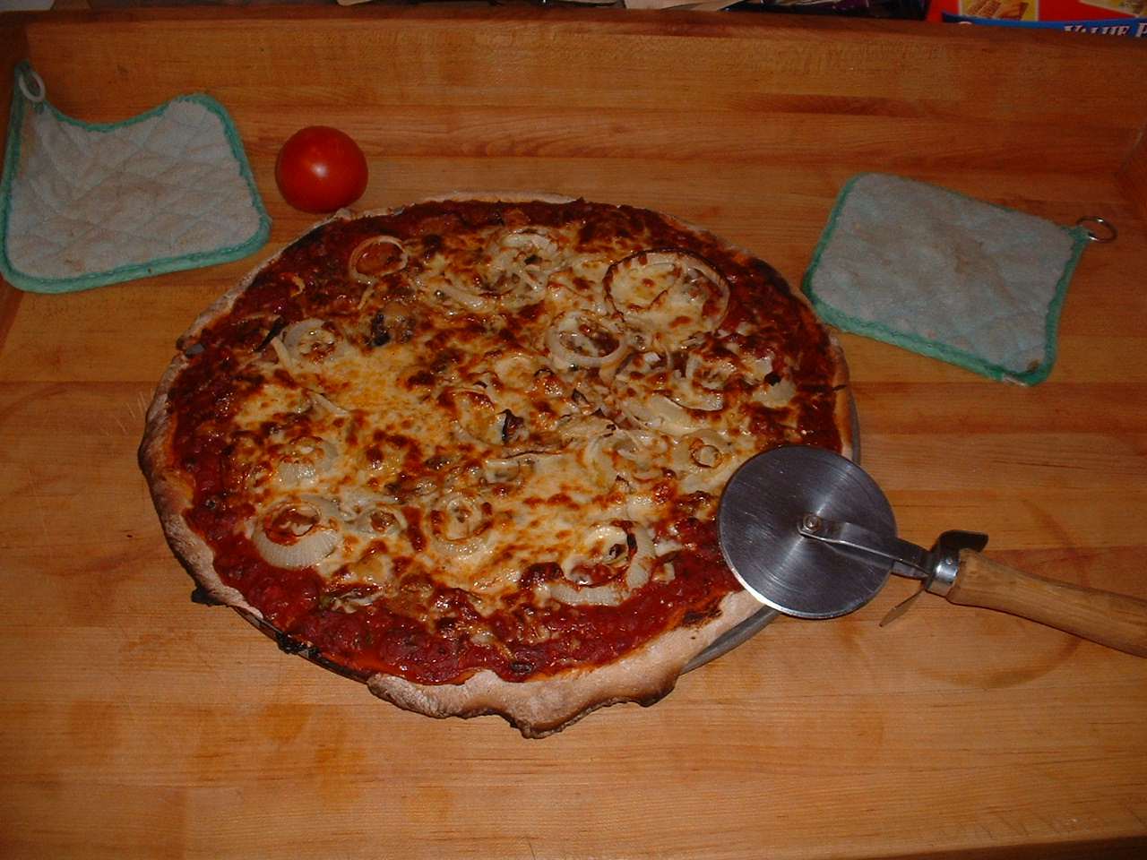 Sausage and Mushroom pizza