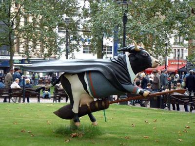 Harry Potter Cow in Leicester Square