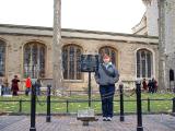 Nicki on the Spot where Henry VIII had two of his Wives Executed!